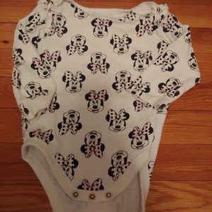 Baby girl minnie onesie